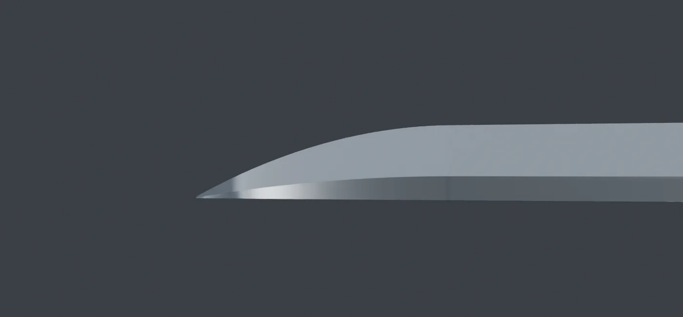 Tang-dao V12 blade-tip comparison render