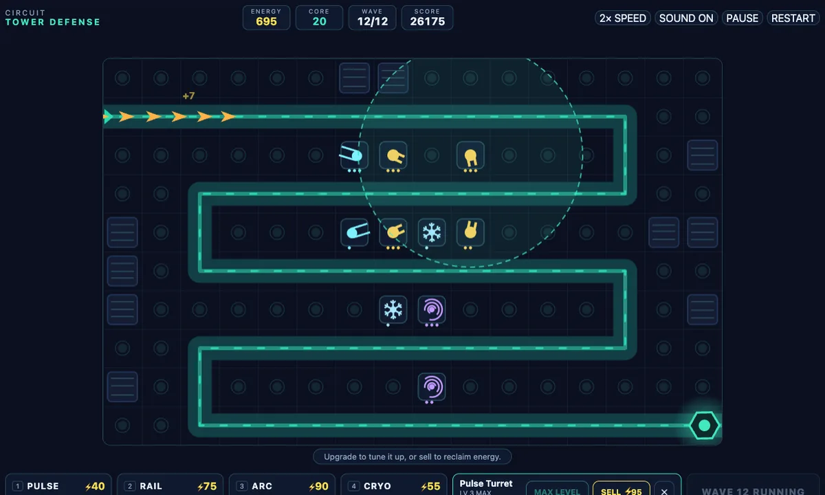 Circuit Tower Defense